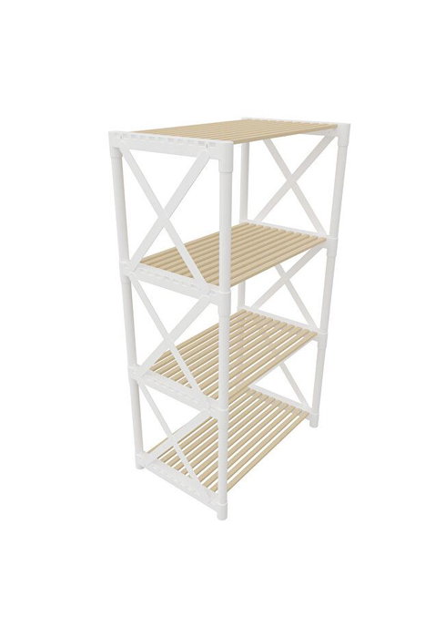 Hanah Home Estantería multiusos Pls Room 4 - Blanco